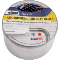 Алюминиевая клейкая лента Unibob 50 мм х 10 м 211749