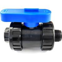 Кран ПНД Boutte 25 - 1/2" ВР х 3/4" НР - 10 шт. 9279097