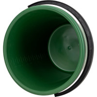 Ведро Мультипласт Групп ЗИМА 10 л, зеленое MPG8430