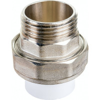 Комбинированная муфта РВК разъемная, раструбная ПП D25-1 НР 020566