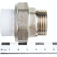 Комбинированная муфта РВК разъемная, раструбная ПП D25-1 НР 020566