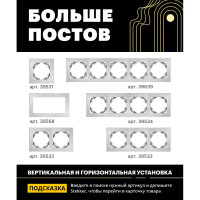 Горизонтальная 2-местная рамка STEKKER серия Катрин, стеклянная, GFR00-7002-03, серебро 39532