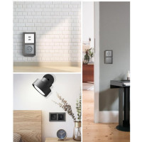 Горизонтальная 2-местная рамка STEKKER серия Катрин, стеклянная, GFR00-7002-06, графит 39540