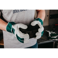 Комбинированные кожаные перчатки Jeta Safety, краги, хлопок/спилок А, размер 10/XL JSL-201-10/XL