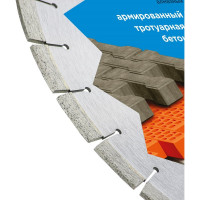 Алмазный сегментный диск по бетону Beton Hard (350x3.5х12х25.4) Kronger B200350H