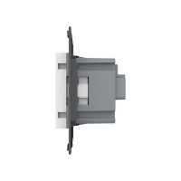 Электрическая розетка LIVOLO с заземлением защитными шторками 16A, цвет белый механизм VL-C7-C1EU-11