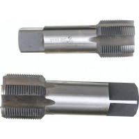 Метчик CNIC G 1 1/2" 9ХС трубный цилиндрический, ручной к-т из 2-х шт. 11 ниток/дюйм 12218