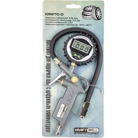 Пистолет для подкачки шин с цифровым манометром KraftWell KRWTG-D