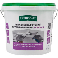 Готовая суперфинишная шпаклевка Основит ЭЛИСИЛК РА39 W 5 кг 77630