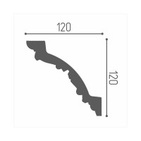 Потолочный плинтус Де-Багет Декор ДП 45/170 00-00002961