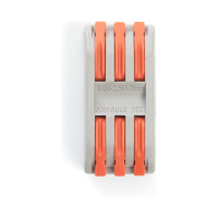 Монтажная клемма STEKKER для фазных проводников, 3 контактные группы, LD222-423 5 шт 39487