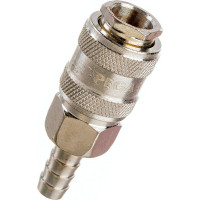 Быстросъемное соединение автомат на елочку 10 мм рапид для компрессора Pegas pneumatic 3207