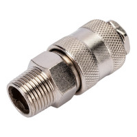 Быстросъемное соединение наружная резьба 3/8" - рапид для компрессора Pegas pneumatic 3210