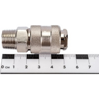 Быстросъемное соединение наружная резьба 3/8" - рапид для компрессора Pegas pneumatic 3210