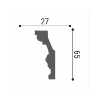 Потолочный плинтус Де-Багет Декор ДП 01/70 00-00001010