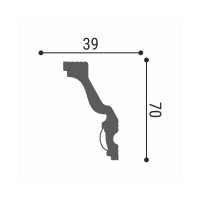 Потолочный плинтус Де-Багет Декор ДП 03/80 00-00001064