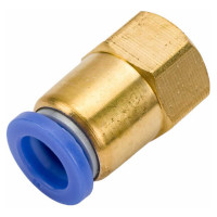 Фитинг металлический 8 мм - внутренняя резьба 1/4" Pegas pneumatic 5204