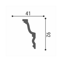 Потолочный плинтус Де-Багет Декор ДП 35/100 00-00002011