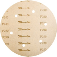 Круг шлифовальный на липучке Giraffe GOLD (225 мм; 6 отверстий; Р240) ABRAFORM AF-GG6-240