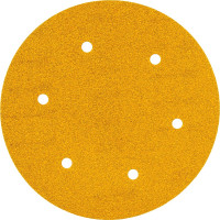 Круг шлифовальный на липучке Giraffe GOLD (225 мм; 6 отверстий; Р120) ABRAFORM AF-GG6-120