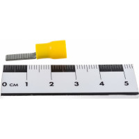 Штифтовая плоская изолированная клемма Nord-Yada с ПВХ манжетой 4-6 кв.мм 907401