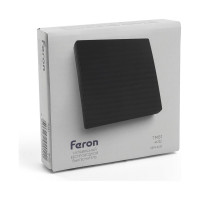 Одноклавишный беспроводной выключатель FERON TM81 SMART, 230V, 500W, черный 41722