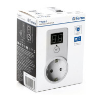 Электронная розетка с таймером обратного отсчета FERON TM61 мощность 2300W/10A 41816