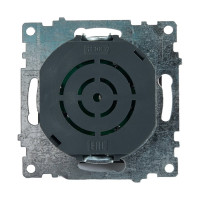 Диммирующий выключатель STEKKER TRIAC механизм 250В, 500W, серия Катрин, GLS10-7106-05, черный 39615