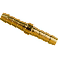 Штуцер двухсторонний елочка 6 мм - 6 мм Pegas pneumatic 3404