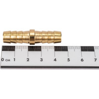 Штуцер двухсторонний елочка 10 мм - 10 мм Pegas pneumatic 3406