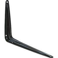 Кронштейн жестяной VORMANN 150x200x37 мм, цвет: черный лак, 00150 150 LS