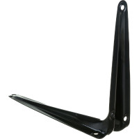 Кронштейн жестяной VORMANN 150x200x37 мм, цвет: черный лак, 00150 150 LS