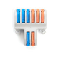 Монтажная клемма STEKKER для фазных проводников, 2 контактные группы, LD222-426 2 шт 39489