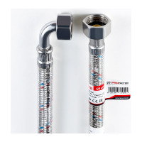 Угловая подводка PROFACTOR LUXE с полимерным покрытием, в/в 1/2, 100 см PF WFH 527.100