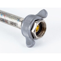 Подводка к смесителю PROFACTOR LUXE с полимерным покрытием, 1/2 х М10, пара, 80 см PF WFH 525.80