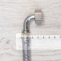 Угловая подводка PROFACTOR LUXE с полимерным покрытием, в/в 1/2, 100 см PF WFH 527.100