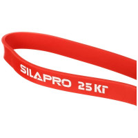 Силовая эластичная лента для фитнеса SILAPRO 208x0.45x2.2 см, 25 кг 093-003