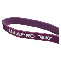 Силовая эластичная лента для фитнеса SILAPRO 208x0.45x3.2 см, 35 кг 093-004