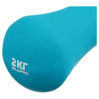 Гантель в форме кости SILAPRO 2 кг, металл, неопреновое покрытие 191-049