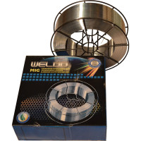 Проволока сварочная MIG AlMg-5 (ER5356) 1.0 мм, 2 кг, D200 WELDO X7600