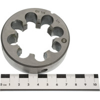 Трубная плашка ИНСТУЛС G1 1/4 75x20 9ХС 2654-0174 лев ГОСТ 9740-71 00001252577