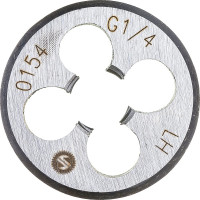Трубная плашка ИНСТУЛС G 1/4 38x10 9ХС 2654-0154 лев ГОСТ 9740-71 00001252571