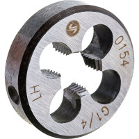 Трубная плашка ИНСТУЛС G 1/4 38x10 9ХС 2654-0154 лев ГОСТ 9740-71 00001252571