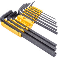 Набор шестигранных ключей Ultima, удлиненные, 9 шт. в наборе, 1.5-10 мм, сталь CrV 122003