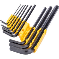 Набор шестигранных ключей Ultima, удлиненные, 9 шт. в наборе, 1.5-10 мм, сталь CrV 122003