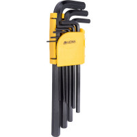 Набор шестигранных ключей Ultima, удлиненные, 9 шт. в наборе, 1.5-10 мм, сталь CrV 122003