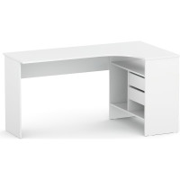 Письменный стол СОКОЛ правый белый СПм-25 00-00010621