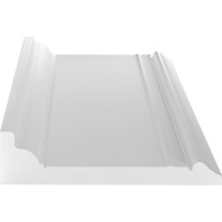 Потолочный карниз Stenopol подходит к натяжным потолкам, 100х25х2000 мм под покраску C7227