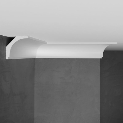 Потолочный карниз Stenopol 43х43х2000мм под покраску C7109