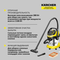 Хозяйственный пылесос Karcher WD 5 S V-25/5/22 1.628-350.0